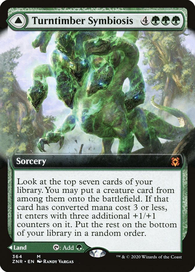 Turntimber Symbiosis (Extended Art) (ZNR-364) - Zendikar Rising: (Extended Art)