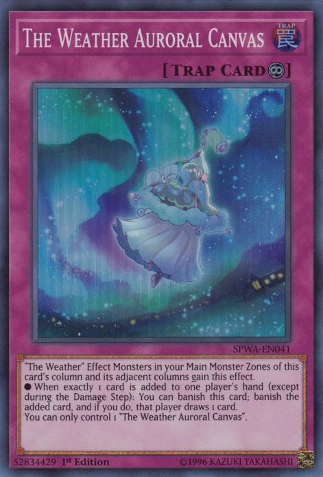 The Weather Auroral Canvas [SPWA-EN041] Super Rare | The CG Realm