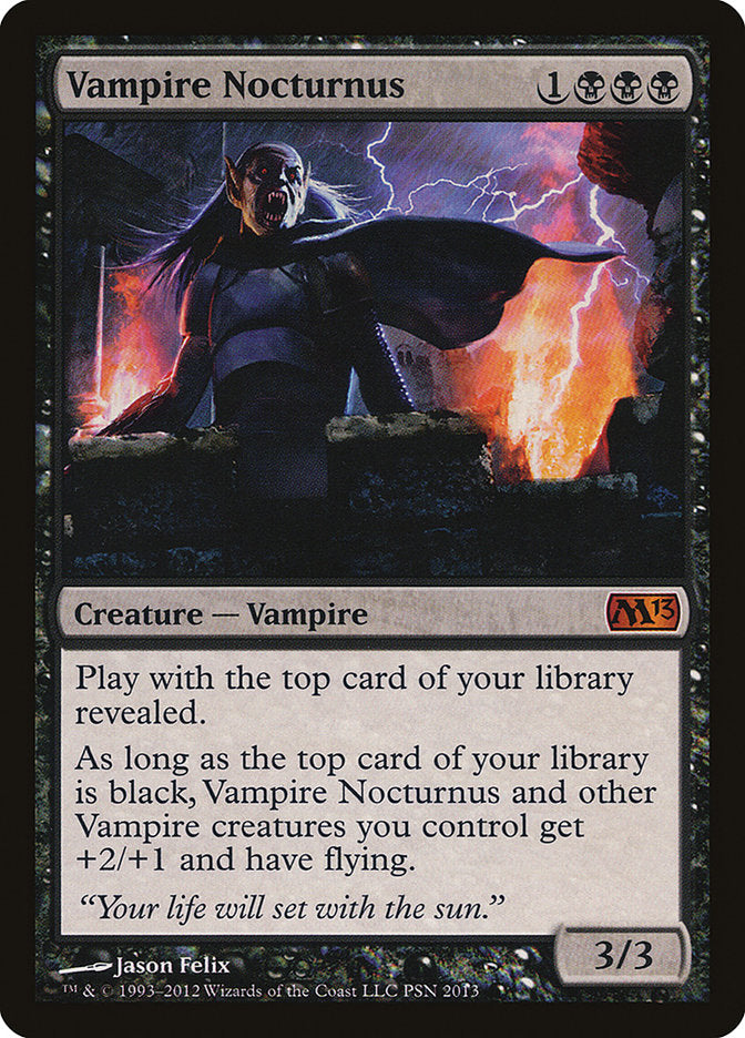 Vampire Nocturnus (Duels of the Planeswalkers Promos) [Duels of the Planeswalkers Promos 2012] | The CG Realm