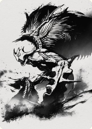 Phyrexian Vindicator 2 Art Card [Phyrexia: All Will Be One Art Series] | The CG Realm