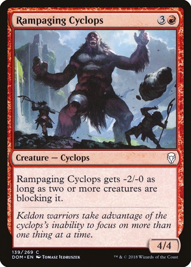 Rampaging Cyclops [Dominaria] | The CG Realm