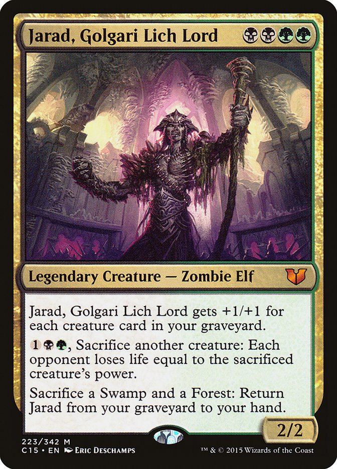 Jarad, Golgari Lich Lord [Commander 2015] | The CG Realm