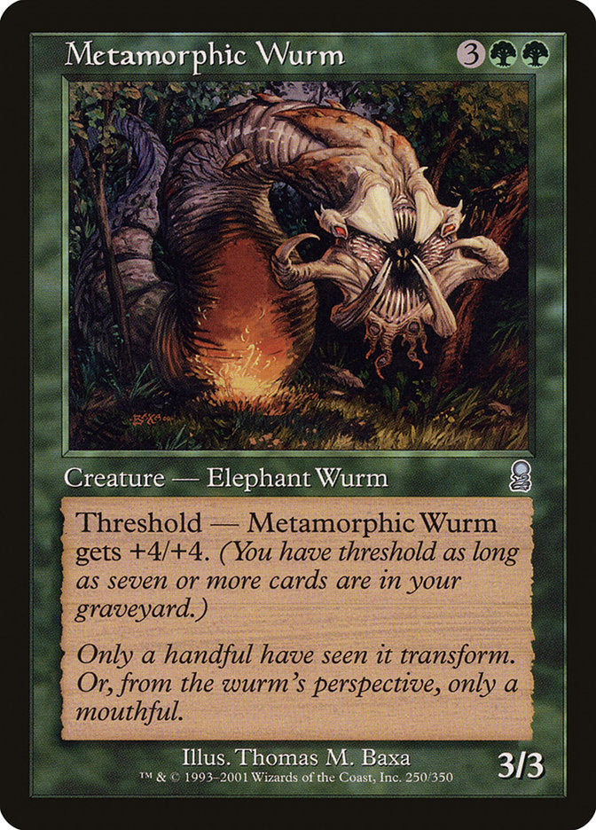 Metamorphic Wurm [Odyssey] | The CG Realm