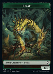 Satyr // Beast Double-Sided Token [Commander Legends: Battle for Baldur's Gate Tokens] | The CG Realm