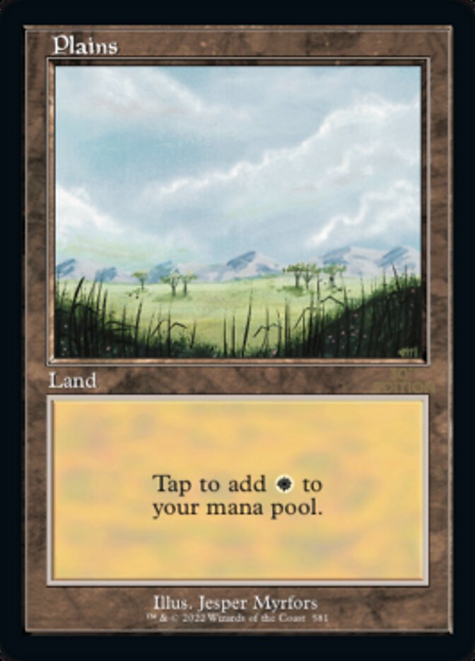 Plains (581) (Retro Frame) (30A-581) - 30th Anniversary Edition