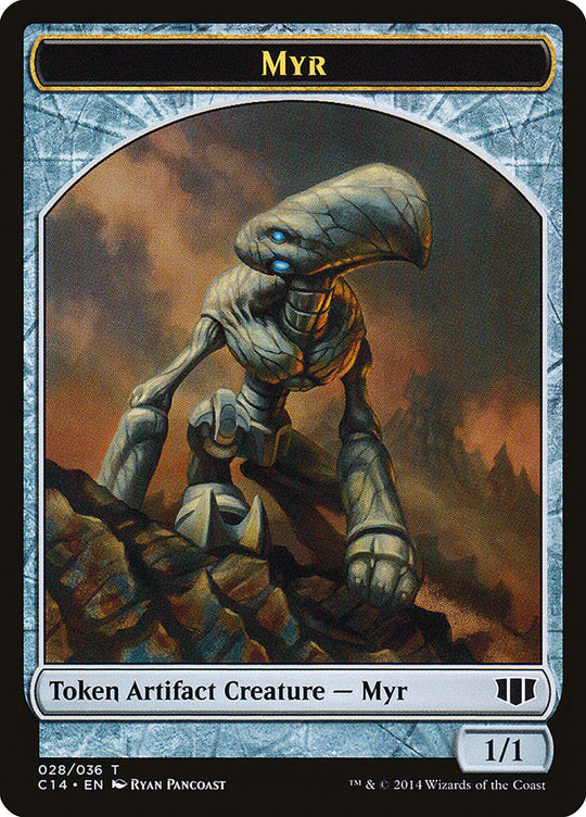 Myr // Pentavite Double-sided Token (C14-028) - Commander 2014 Tokens