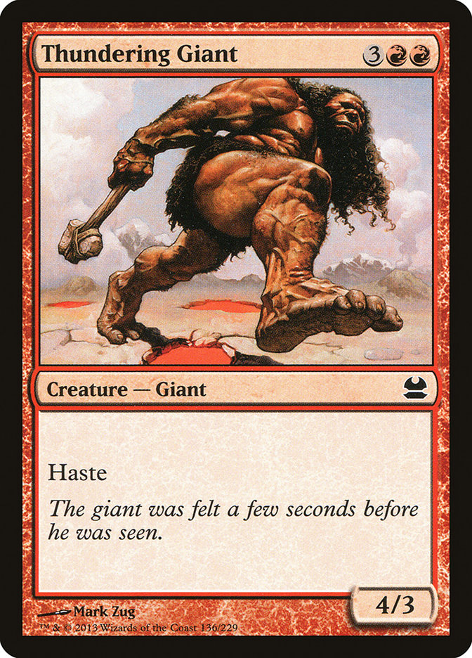 Thundering Giant [Modern Masters] | The CG Realm