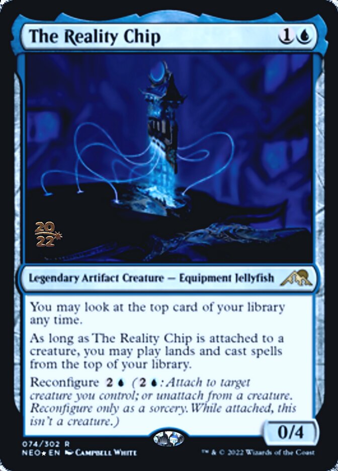 The Reality Chip [Kamigawa: Neon Dynasty Prerelease Promos] | The CG Realm