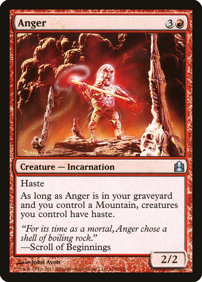 Anger [Commander 2011] | The CG Realm