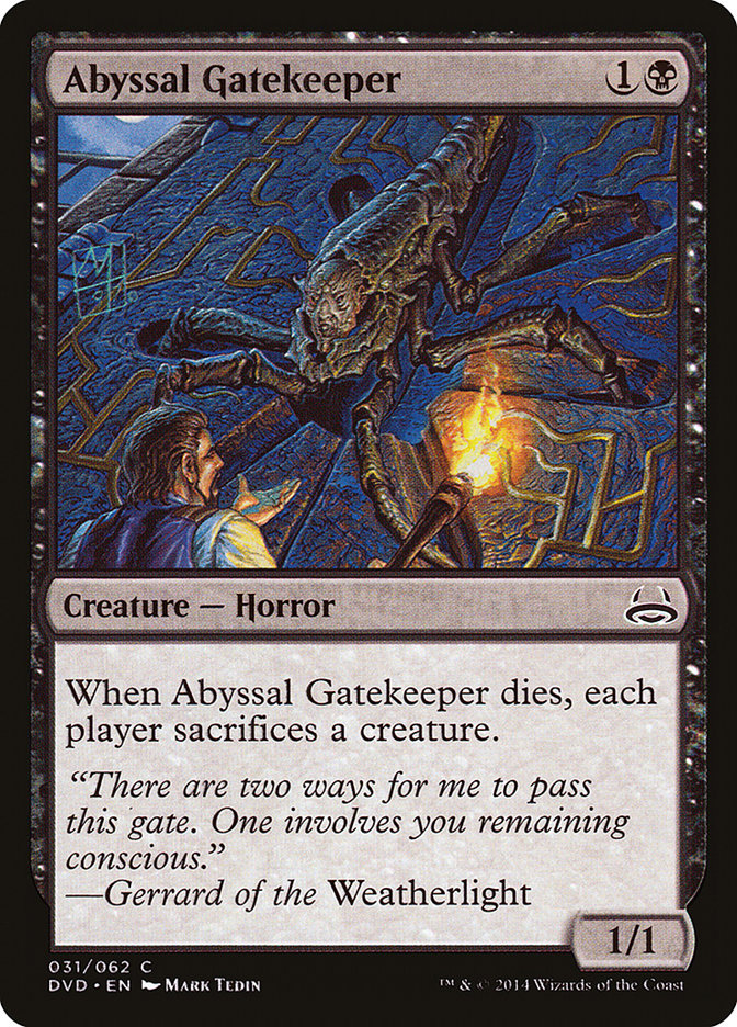 Abyssal Gatekeeper (Divine vs. Demonic) [Duel Decks Anthology] | The CG Realm