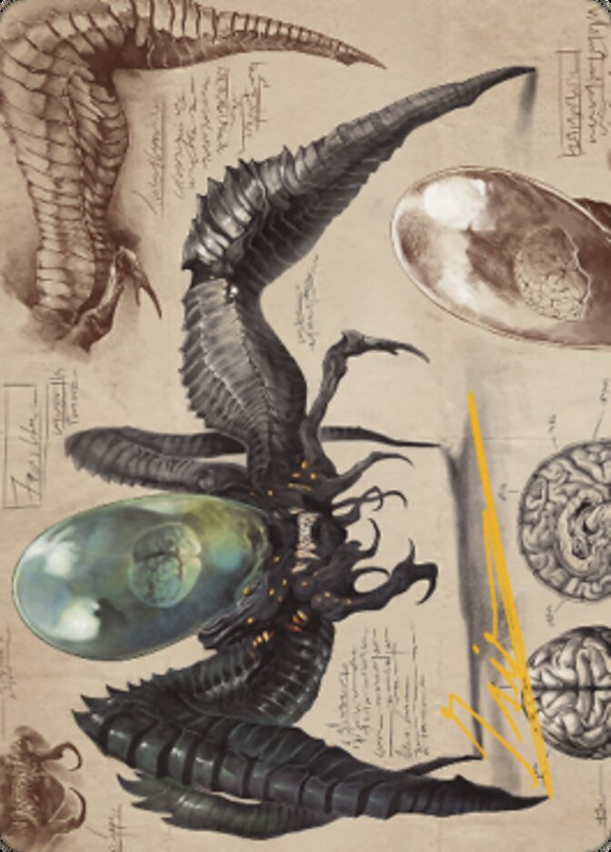Psychosis Crawler Art Card (Gold-Stamped Signature) [The Brothers' War Art Series] | The CG Realm