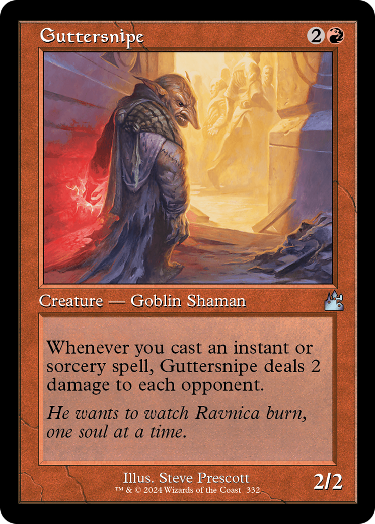 Guttersnipe (Retro Frame) [Ravnica Remastered] | The CG Realm