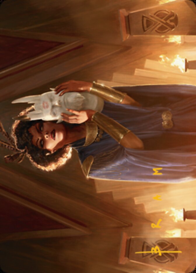 Cormela, Glamour Thief Art Card (Gold-Stamped Signature) [Streets of New Capenna Art Series] | The CG Realm
