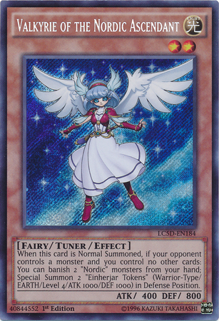 Valkyrie of the Nordic Ascendant [LC5D-EN184] Secret Rare | The CG Realm