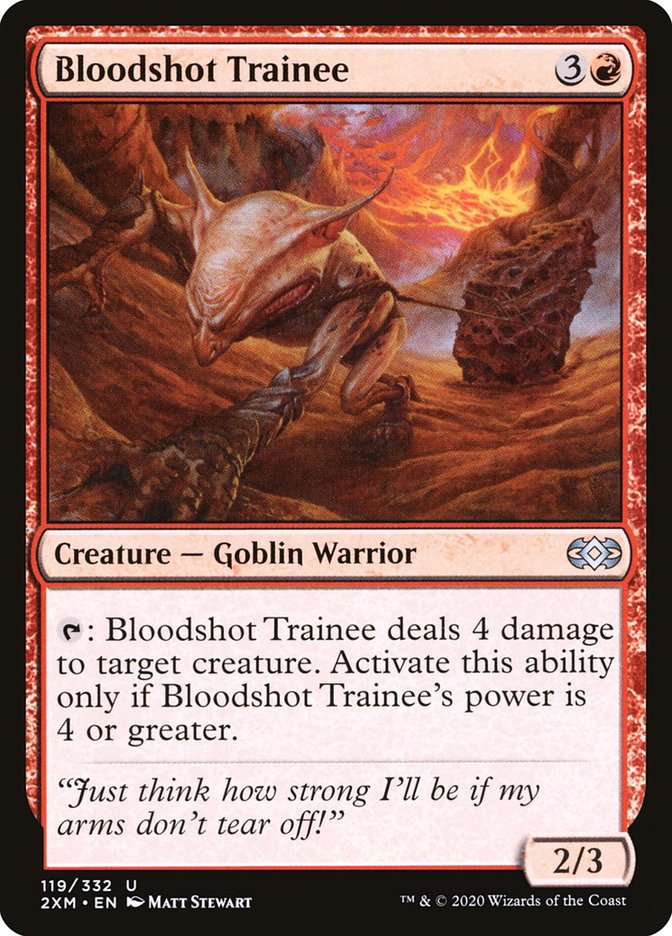 Bloodshot Trainee [Double Masters] | The CG Realm
