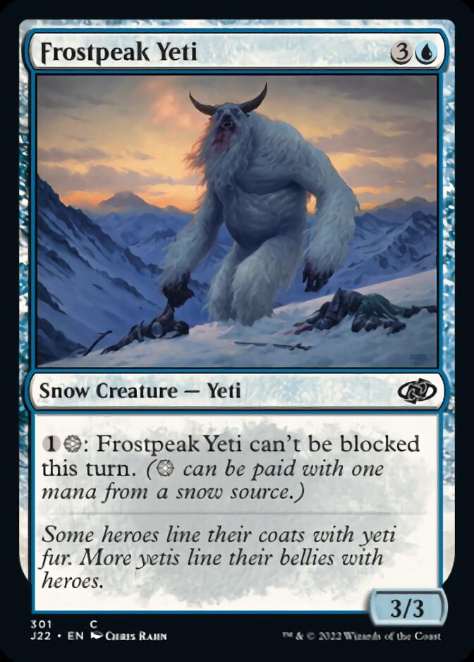 Frostpeak Yeti [Jumpstart 2022] | The CG Realm