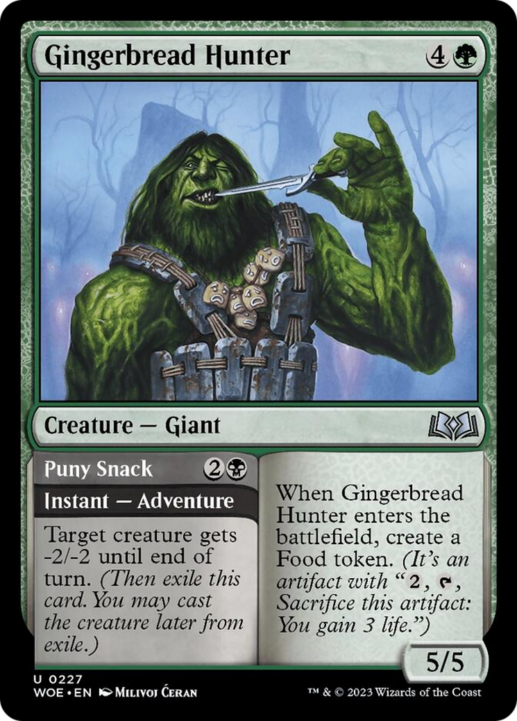 Gingerbread Hunter // Puny Snack [Wilds of Eldraine] | The CG Realm