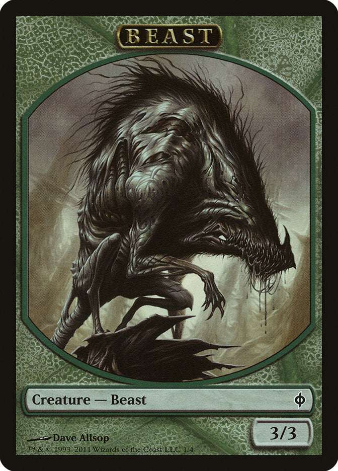 Beast Token [New Phyrexia Tokens] | The CG Realm