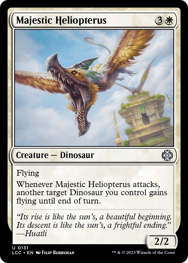 Majestic Heliopterus [The Lost Caverns of Ixalan Commander] | The CG Realm