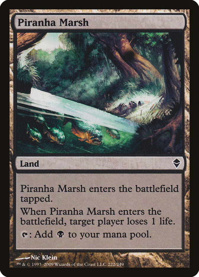 Piranha Marsh [Zendikar] | The CG Realm