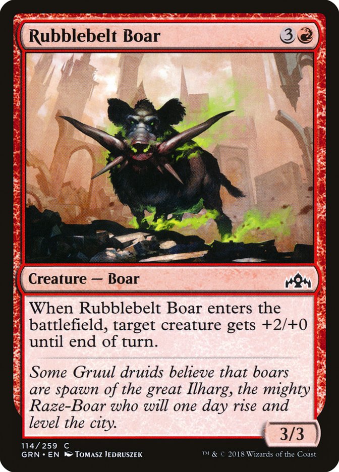 Rubblebelt Boar [Guilds of Ravnica] | The CG Realm