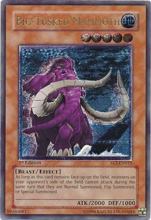 Big-Tusked Mammoth [FET-EN015] Ultimate Rare | The CG Realm