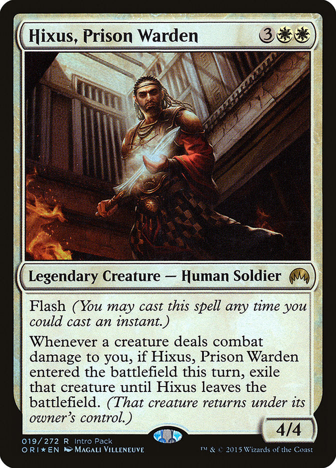 Hixus, Prison Warden (Intro Pack) [Magic Origins Promos] | The CG Realm