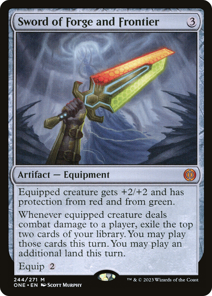 Sword of Forge and Frontier [Phyrexia: All Will Be One] | The CG Realm
