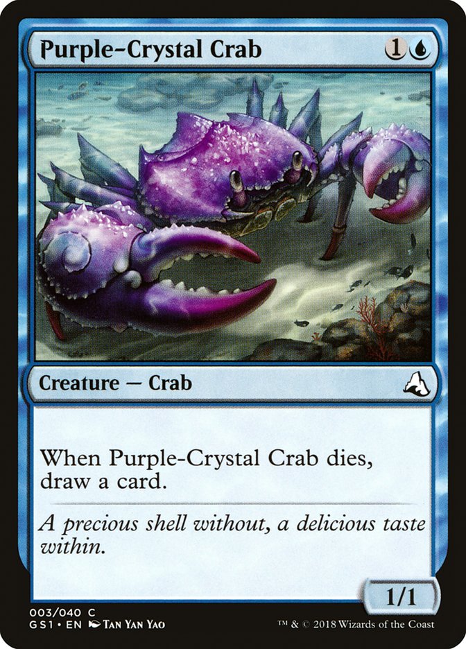 Purple-Crystal Crab [Global Series Jiang Yanggu & Mu Yanling] | The CG Realm