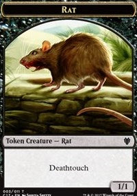 Rat // Cat Double-Sided Token [Commander 2017 Tokens] | The CG Realm