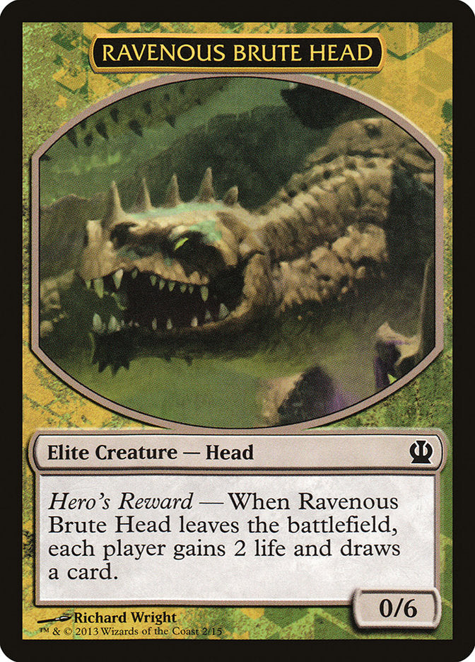 Ravenous Brute Head [Theros Face the Hydra] | The CG Realm