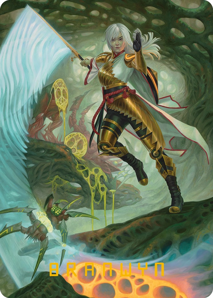 The Eternal Wanderer Art Card (Gold-Stamped Signature) [Phyrexia: All Will Be One Art Series] | The CG Realm