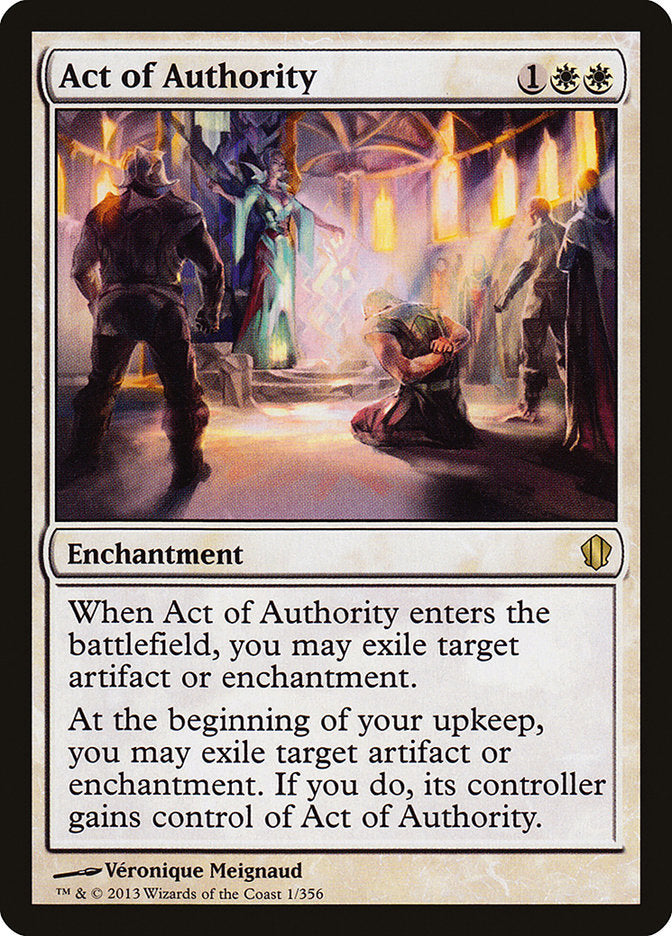 Act of Authority [Commander 2013] | The CG Realm