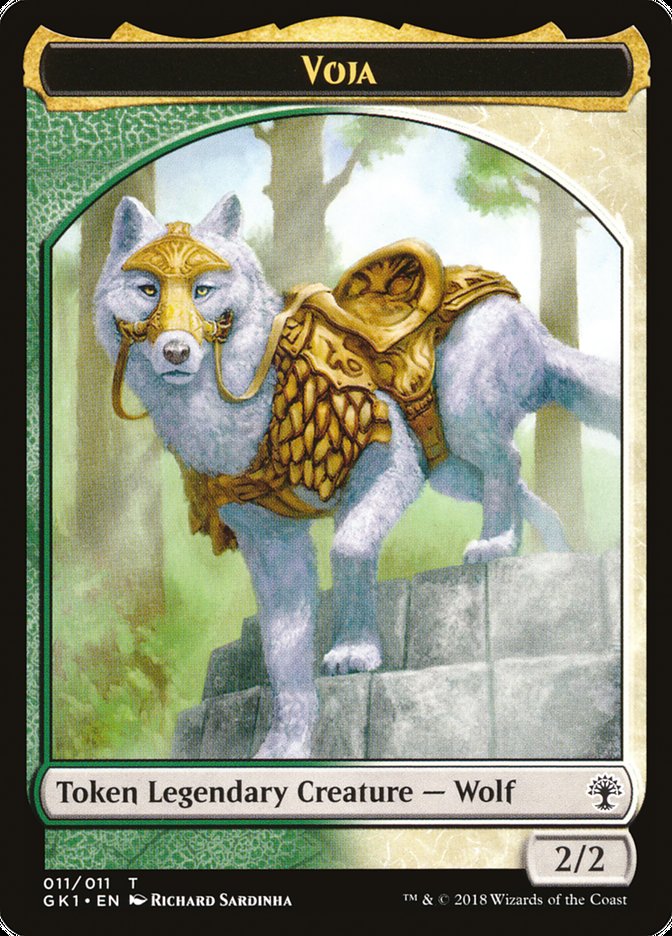 Voja // Saproling Double-Sided Token [Guilds of Ravnica Guild Kit Tokens] | The CG Realm