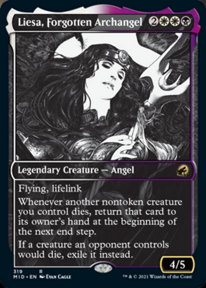 Liesa, Forgotten Archangel (Showcase Eternal Night) [Innistrad: Midnight Hunt] | The CG Realm