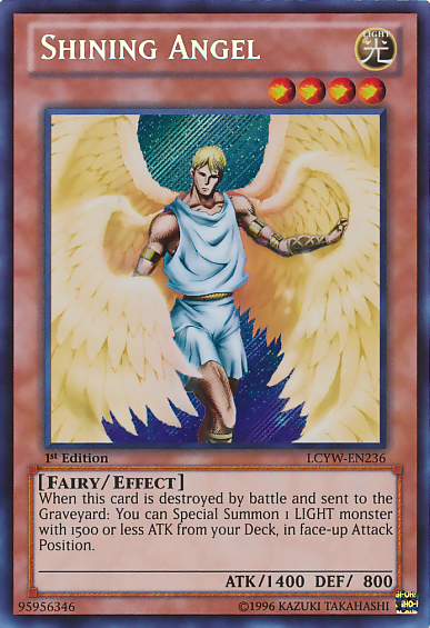 Shining Angel [LCYW-EN236] Secret Rare | The CG Realm