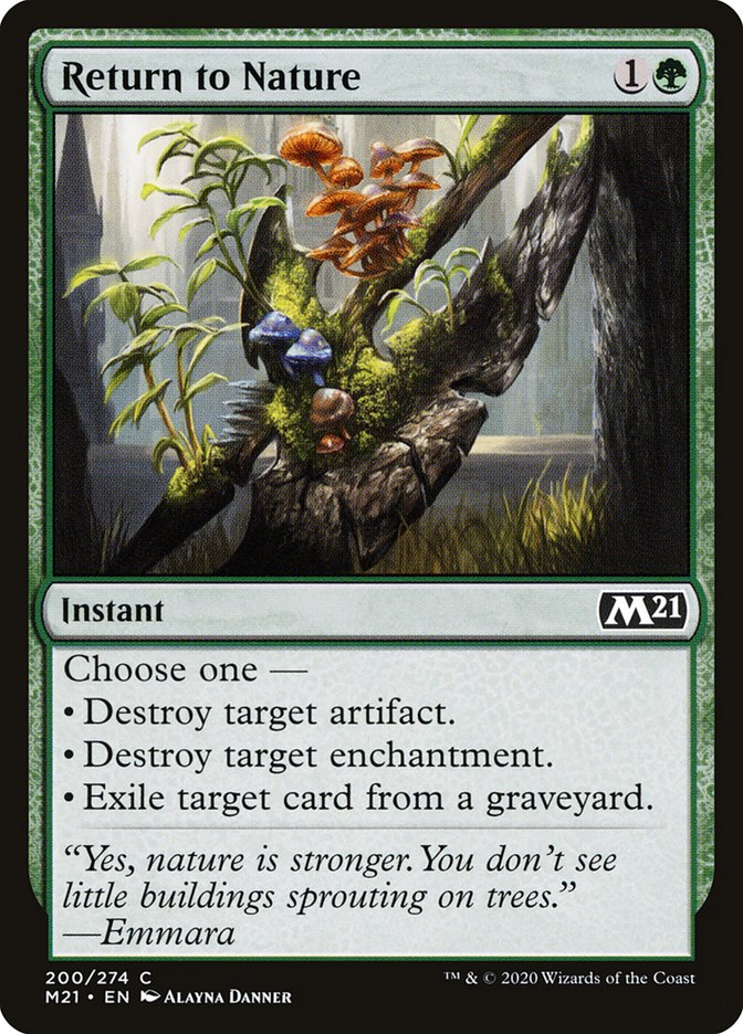 Return to Nature [Core Set 2021] | The CG Realm