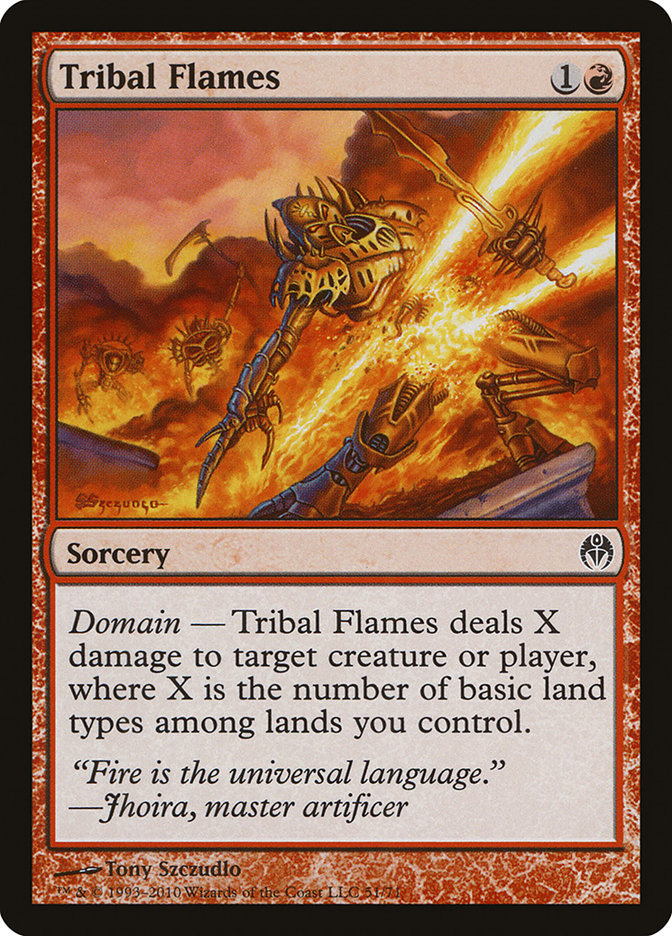 Tribal Flames [Duel Decks: Phyrexia vs. the Coalition] | The CG Realm