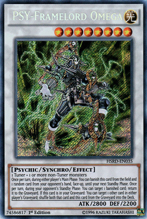 PSY-Framelord Omega [HSRD-EN035] Secret Rare | The CG Realm