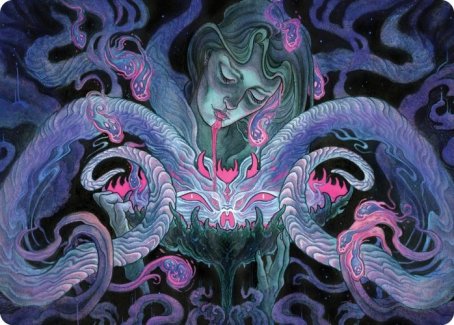 Demonic Bargain Art Card [Innistrad: Crimson Vow Art Series] | The CG Realm