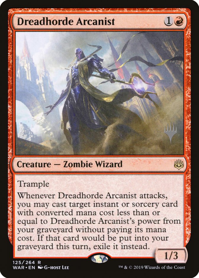 Dreadhorde Arcanist (Promo Pack) [War of the Spark Promos] | The CG Realm