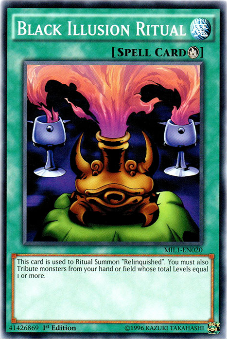 Black Illusion Ritual [MIL1-EN020] Common | The CG Realm