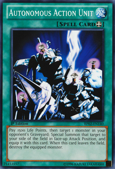 Autonomous Action Unit [BP02-EN140] Mosaic Rare | The CG Realm