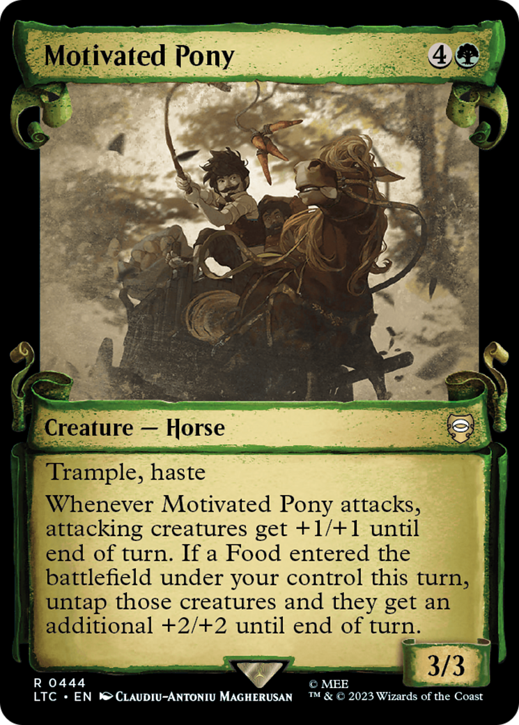 Motivated Pony [The Lord of the Rings: Tales of Middle-Earth Commander Showcase Scrolls] | The CG Realm