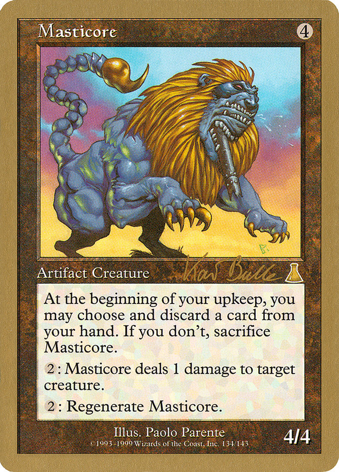 Masticore (Kai Budde) [World Championship Decks 1999] | The CG Realm