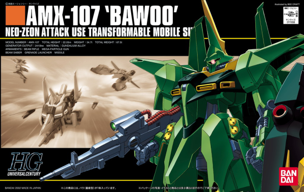 HGUC 1/144 #31 Bawoo Production Type | The CG Realm