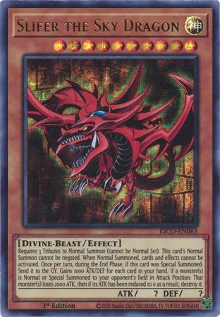 Slifer the Sky Dragon (Ultra Pharaoh's Rare) [KICO-EN063] Ultra Pharaoh's Rare | The CG Realm