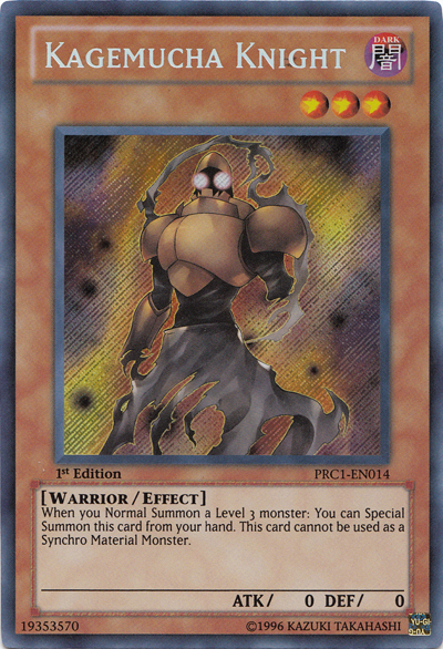 Kagemucha Knight [PRC1-EN014] Secret Rare | The CG Realm