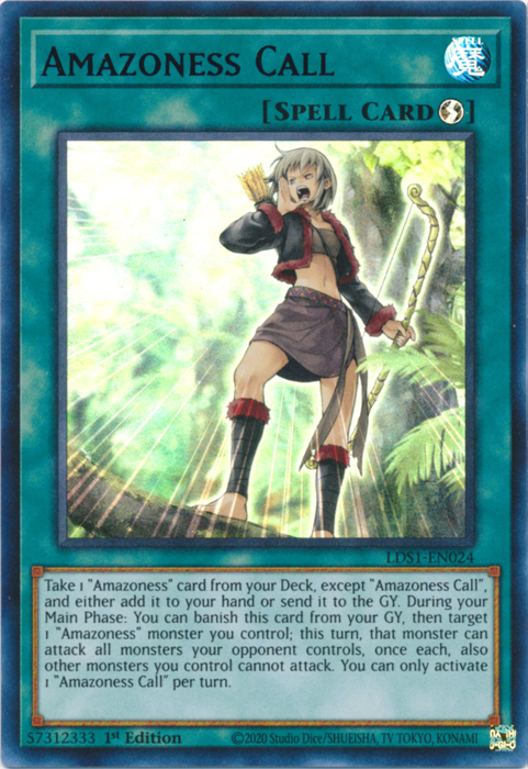Amazoness Call (Purple) [LDS1-EN024] Ultra Rare | The CG Realm