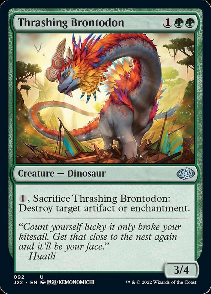 Thrashing Brontodon [Jumpstart 2022] | The CG Realm